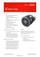 Electric Machine EM PMI375-T800 Data Sheet Danfoss EN
