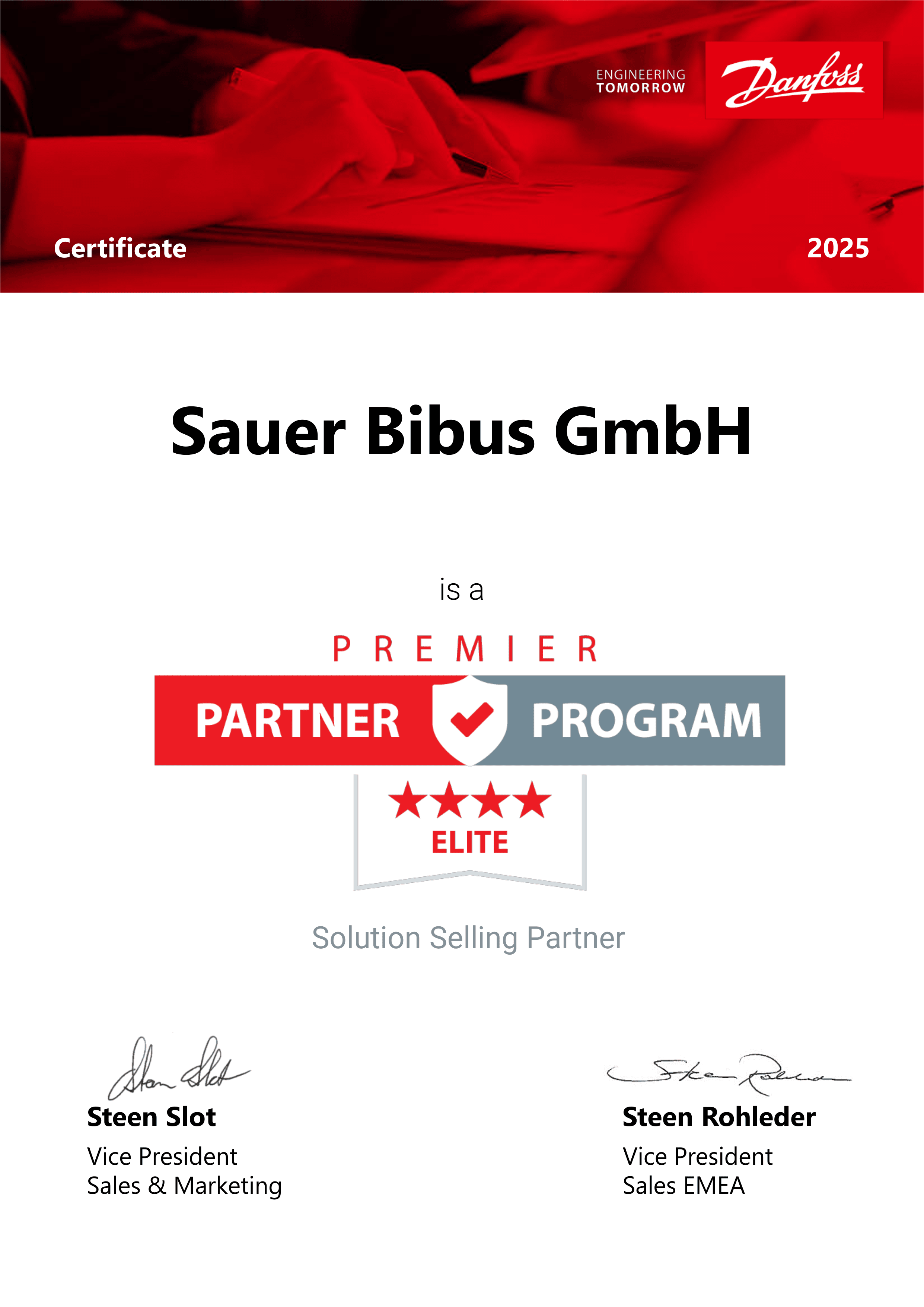 Danfoss Elite Partner 2025