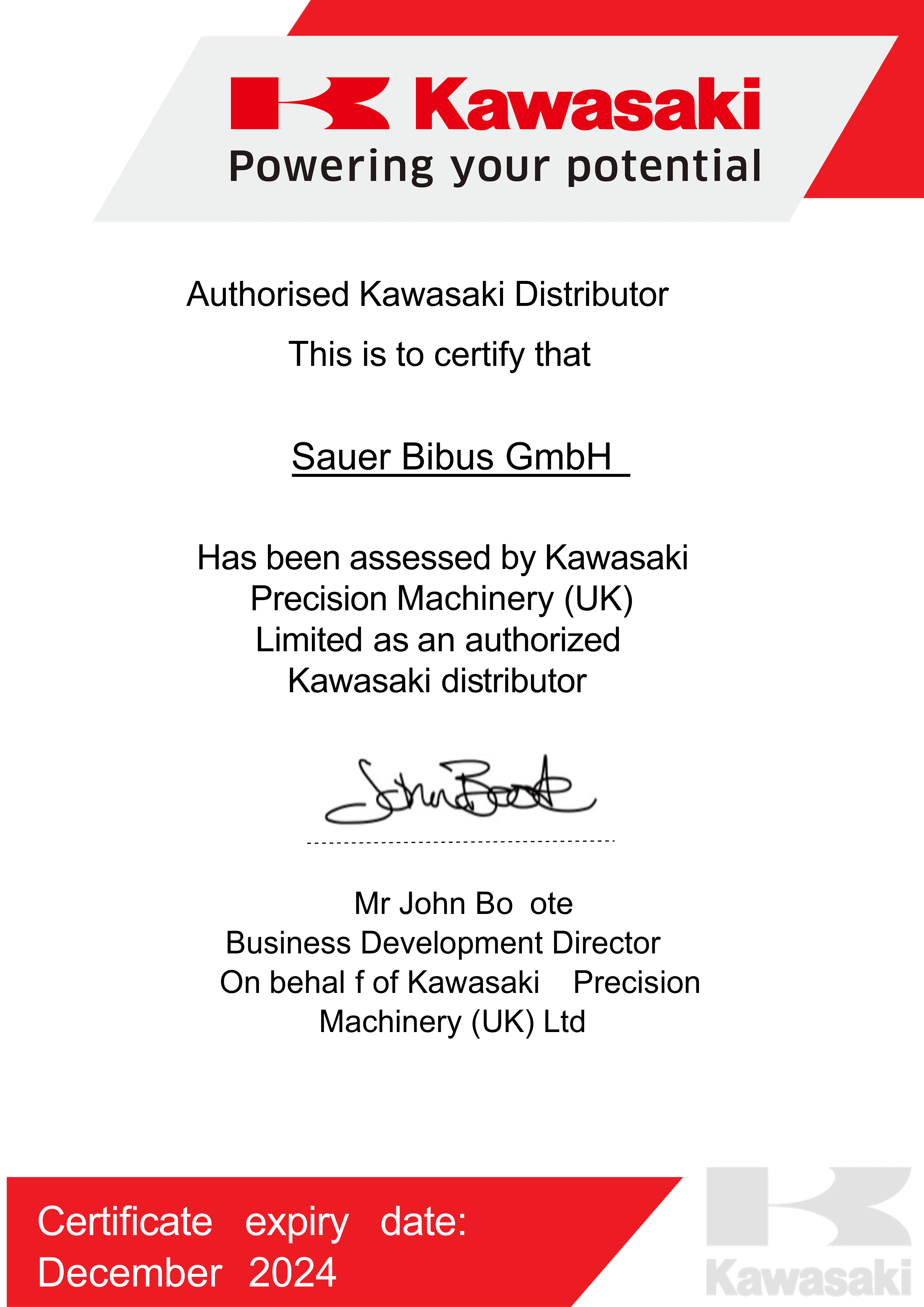 KPM Authorised Distributor 2024